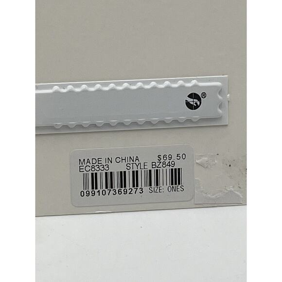 J. Crew White Crystal and Sequin Gold Tone Drop Dangle Earrings Shiny Bling New - Picture 10 of 13